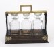 Antique Victorian Coromande Three Cut Crystal Decanter Tantalus C1870 Antique Victorian Coromande Three Cut Crystal Decanter Tantalus C1870 | Ref. no. A5258 | Regent Antiques