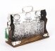 Antique Betjemann’s Coromandel 3 Crystal Decanter Tantalus Silver Hallmarks 1907 | Ref. no. A5259 | Regent Antiques