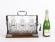 Antique Betjemann’s Coromandel 3 Crystal Decanter Tantalus Silver Hallmarks 1907 | Ref. no. A5259 | Regent Antiques