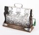 Antique Betjemann’s Coromandel 3 Crystal Decanter Tantalus Silver Hallmarks 1907 | Ref. no. A5259 | Regent Antiques