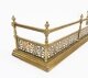 Antique Victorian Brass Fireplace Fender / Guard 19th C | Ref. no. A5260B | Regent Antiques