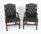 Vintage Pair English Green Gainsborough Leather Desk Chairs 20th C | Ref. no. A5261 | Regent Antiques