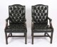 Vintage Pair English Green Gainsborough Leather Desk Chairs 20th C | Ref. no. A5261 | Regent Antiques