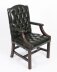 Vintage Pair English Green Gainsborough Leather Desk Chairs 20th C | Ref. no. A5261 | Regent Antiques