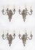 Antique Set of 4 French Silver Plated Wall Lights Appliques Circa 1900 | Ref. no. A5267 | Regent Antiques