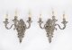Antique Pair French Silver Plated Wall Lights Appliques Circa 1900 | Ref. no. A5267a | Regent Antiques