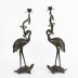 Antique Pair Japanese Bronze Pricket Candlesticks 19th C | Ref. no. A5280 | Regent Antiques