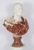 Vintage Carrara Portrait Bust of Roman Emperor Otho & Pedestal 20th C | Ref. no. A5282 | Regent Antiques