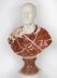 Vintage Carrara Portrait Bust of Roman Emperor Otho & Pedestal 20th C Vintage Carrara Portrait Bust of Roman Emperor Otho & Pedestal 20th C | Ref. no. A5282 | Regent Antiques