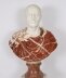 Vintage Carrara Portrait Bust of Roman Emperor Otho & Pedestal 20th C Vintage Carrara Portrait Bust of Roman Emperor Otho & Pedestal 20th C | Ref. no. A5282 | Regent Antiques