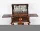 Antique Three Cut Crystal Decanter Inlaid Mahogany Tantalus & Games 19th C | Ref. no. A5292 | Regent Antiques