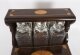 Antique Three Cut Crystal Decanter Inlaid Mahogany Tantalus & Games 19th C | Ref. no. A5292 | Regent Antiques