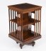 Antique Edwardian Flame Mahogany Revolving Bookcase  c.1900 | Ref. no. A5295 | Regent Antiques