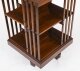Antique Edwardian Flame Mahogany Revolving Bookcase  c.1900 | Ref. no. A5295 | Regent Antiques