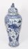 Antique Pair Japanese Kangxi Blue & White Arita Porcelain Temple Lidded Vases | Ref. no. A5314 | Regent Antiques