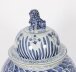 Antique Pair Japanese Kangxi Blue & White Arita Porcelain Temple Lidded Vases | Ref. no. A5314 | Regent Antiques
