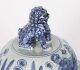 Antique Pair Japanese Kangxi Blue & White Arita Porcelain Temple Lidded Vases | Ref. no. A5314 | Regent Antiques