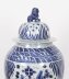 Antique Pair Japanese Kangxi Blue & White Arita Porcelain Temple Lidded Vases | Ref. no. A5314 | Regent Antiques