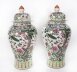 Vintage Pair 5ft Hand Enamelled Famille Noire Chinese Temple Vases Mid 20th Vintage Pair 5ft Hand Enamelled Famille Noire Chinese Temple Vases Mid 20th | Ref. no. A5315 | Regent Antiques
