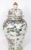 Vintage  Pair 5ft Hand Enamelled Famille Noire Chinese Temple Vases Mid 20th | Ref. no. A5315 | Regent Antiques