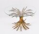 Vintage Hollywood Regency Gilded " Wheat Sheaf& 39 " Coffee Table Mid Century Vintage Hollywood Regency Gilded "Wheat-Sheaf\