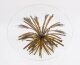 Vintage Hollywood Regency Gilded " Wheat Sheaf& 39 " Coffee Table Mid Century Vintage Hollywood Regency Gilded "Wheat-Sheaf\
