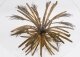 Vintage Hollywood Regency Gilded " Wheat Sheaf& 39 " Coffee Table Mid Century Vintage Hollywood Regency Gilded "Wheat-Sheaf\