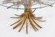 Vintage Hollywood Regency Gilded " Wheat Sheaf& 39 " Coffee Table Mid Century Vintage Hollywood Regency Gilded "Wheat-Sheaf\