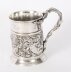 Antique Victorian Silver Plated Embossed and Engraved Mug G R Collis C1835 | Ref. no. A5335 | Regent Antiques