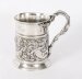 Antique Victorian Silver Plated Embossed and Engraved Mug G R Collis C1835 | Ref. no. A5335 | Regent Antiques