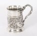Antique Victorian Silver Plated Embossed and Engraved Mug G R Collis C1835 | Ref. no. A5335 | Regent Antiques