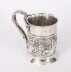 Antique Victorian Silver Plated Embossed and Engraved Mug G R Collis C1835 | Ref. no. A5335 | Regent Antiques