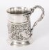 Antique Victorian Silver Plated Embossed and Engraved Mug G R Collis C1835 | Ref. no. A5335 | Regent Antiques