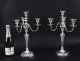 Antique Pair Silver Plated 4 Light Candelabra Hawksworth Eyre 19thC | Ref. no. A5342 | Regent Antiques