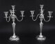 Antique Pair Silver Plated 4 Light Candelabra Hawksworth Eyre 19thC | Ref. no. A5342 | Regent Antiques