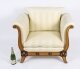 Vintage Pair Birchwood Biedermeier Revival Armchairs Fratelli Boffi 20th Century | Ref. no. A5343 | Regent Antiques