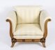 Vintage Pair Birchwood Biedermeier Revival Armchairs Fratelli Boffi 20th Century | Ref. no. A5343 | Regent Antiques