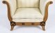 Vintage Pair Birchwood Biedermeier Revival Armchairs Fratelli Boffi 20th Century | Ref. no. A5343 | Regent Antiques