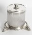 Antique  silver plate and cut glass drum biscuit box 19th Century | Ref. no. X0016 | Regent Antiques