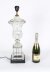 Vintage Pair of French Glass Table Lamps Late 20th C | Ref. no. X0120 | Regent Antiques