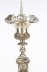 Antique Pair Large Baroque Silver Plated  Ecclesiastical Candlesticks 19th C | Ref. no. X0126 | Regent Antiques