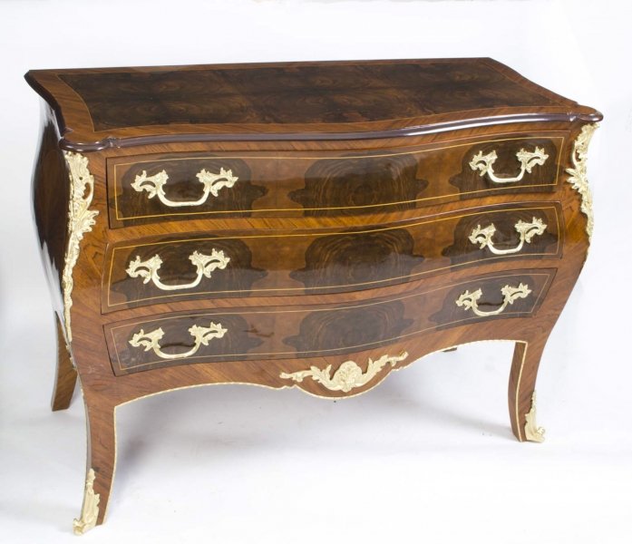 Louis XVI Style Burr Walnut Commode Ormolu Mounts | Ref. no. 00160s | Regent Antiques