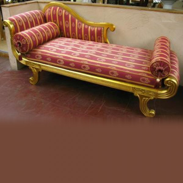 Exquisite Regency Painted Gilt Wood Day Bed | Ref. no. 00189 | Regent Antiques