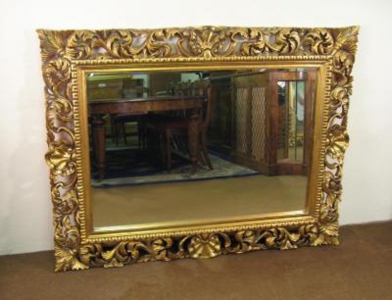 Elaborate Gilded Hand Carved Florentine Mirror | Ref. no. 00416 | Regent Antiques