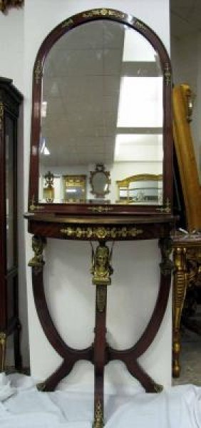 Exquisite Empire Walnut Ormolu Console and Mirror | Ref. no. 00467 | Regent Antiques