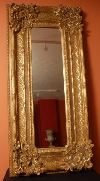Elaborate Rectangular Tall Gilded Italian Mirror | Ref. no. 00469 | Regent Antiques