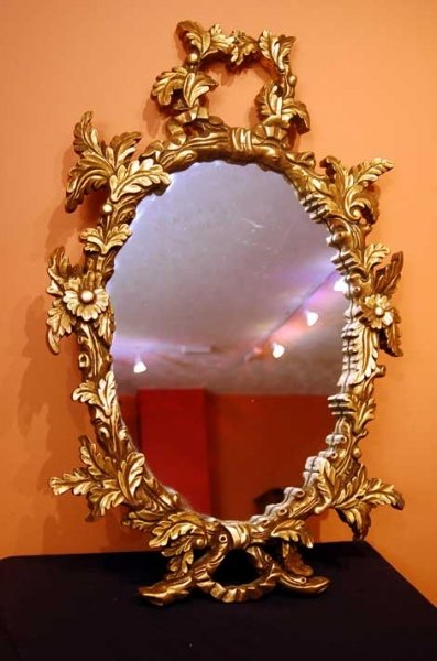 Stunning  Italian Baroque Gilded Oval Mirror | Ref. no. 00494 | Regent Antiques