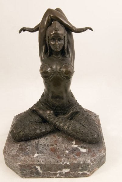Art Deco Bronze Exotic Arabian Dancer Sculpture | Ref. no. 01002 | Regent Antiques