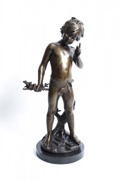 Bronze Sculpture of Boy Moreau | Ref. no. 01069 | Regent Antiques