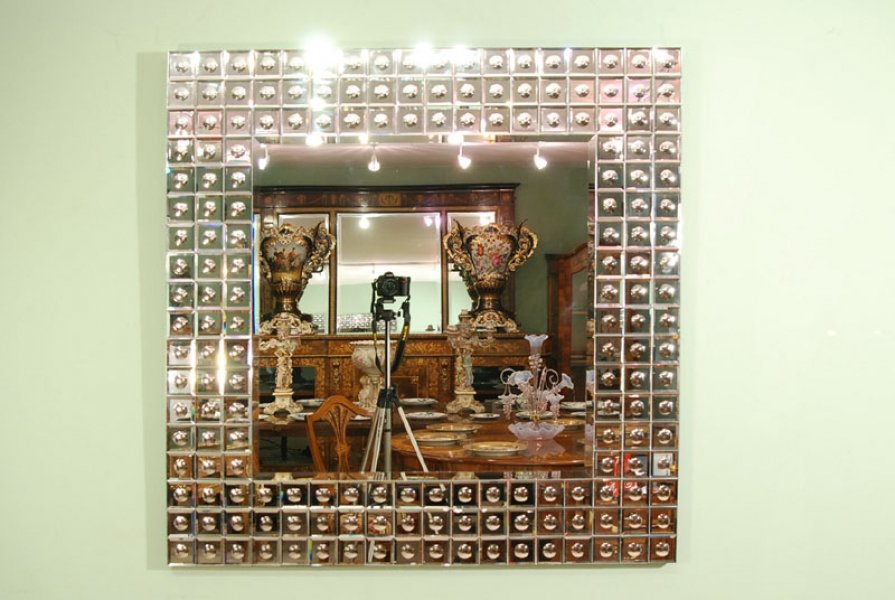 Highly Unusual Art Deco Bubble Mirror | Ref. no. 01129 | Regent Antiques